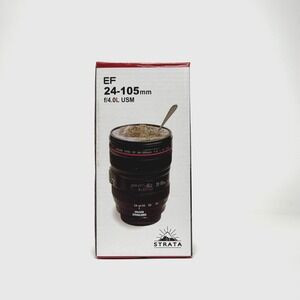 Camera Lens Coffee Mugs Stainless Steel Cup Unique Photographers Novelty Gift‎